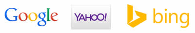 Google, Yahoo Bing